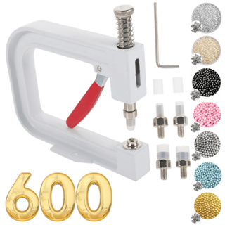 Balancim manual Aplicador de Pérolas + 600 Perolas e Rebites em Oferta na Shopee