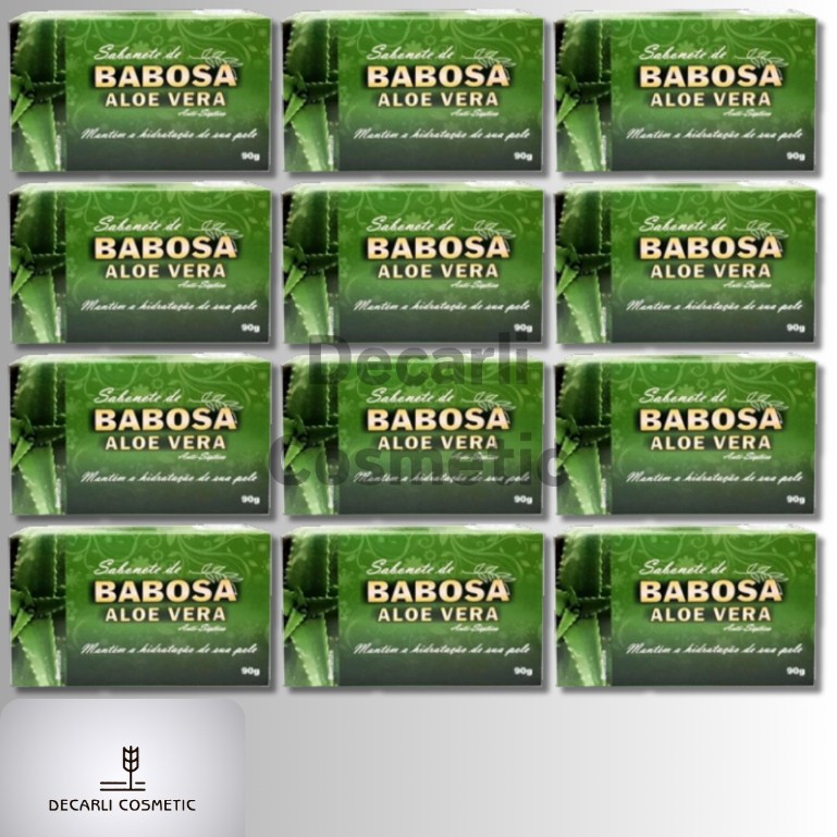 12 UN Sabonete Barra de Babosa 90g - Bionature
