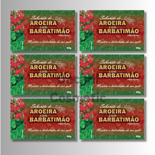6 UN Sabonete Barra de Aroeira com Barbatimão 90g - Bionature em Oferta na Shopee