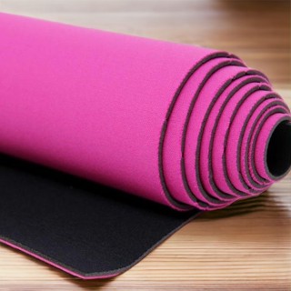 Tecido Malha Neoprene 2mm Pink com Preto Poliéster Sublimação