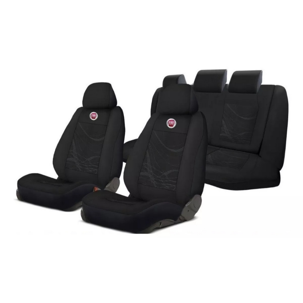 Jogo Capas Bancos Carro Tecido Grosso Fiat Uno Palio Siena Idea Strada Palio Wekend
