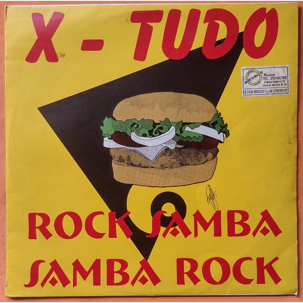 Lp X Tudo Samba Rock Wilson Simonal Erasmo Marku Ribas Vinil