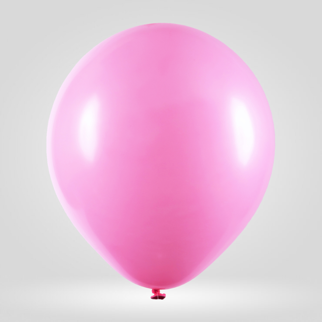 Bexiga - Balão Rosa e Marrom 8 Polegadas - 50 unidades — imagem 2 de 2