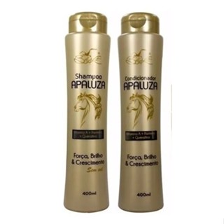 SHAMPOO + CONDICIONADOR Força Brilho e Crescimento APALUZA BELKIT 2 Produtos