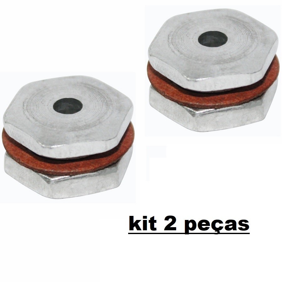 2 Selos Válvulas De Segurança Para Panelas Pressão 2,5 a 25 litros com Rosca de 12mm