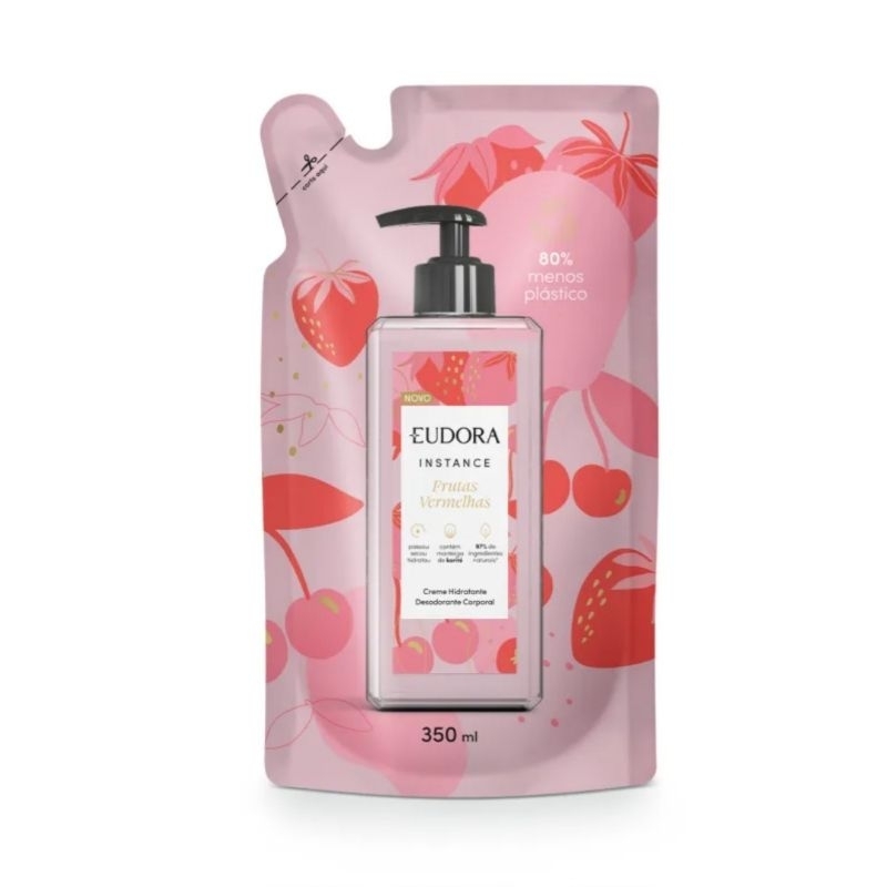 Refil Hidratante Instance Frutas Vermelhas 400ml Eudora