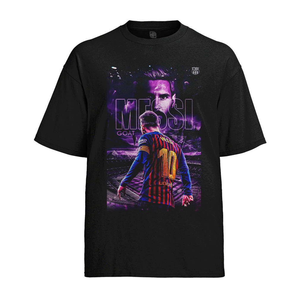Camiseta Algodão Unissex Tshirt Messi Camisa 10 do Barça