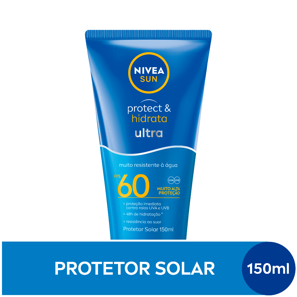 NIVEA SUN Protetor Solar Protect & Hidrata Ultra FPS 60 150ml - Beauty