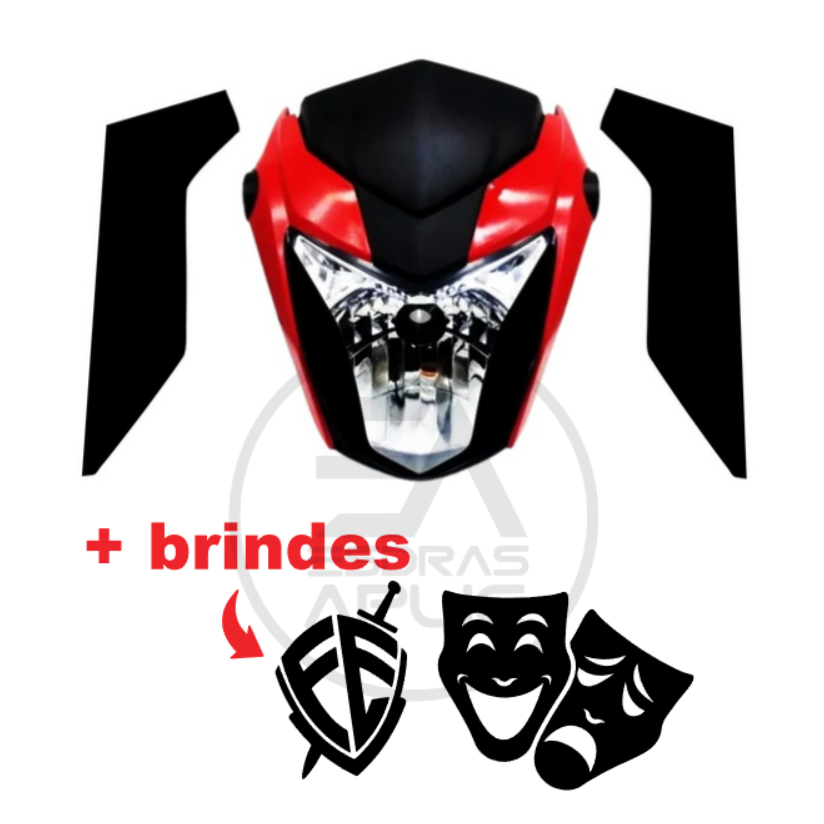 Kit Faixas Adesivos Emblemas Mascara Farol Titan/ Fan/ Start 150/160 em Oferta na Shopee