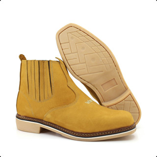 Botina Cowboy Wrangler Masculino Bico Quadrado Costurada