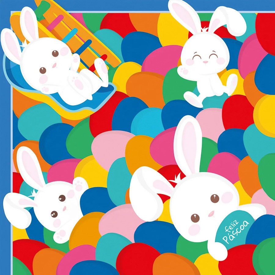 Saco Express para Ovos de Páscoa 24x24cm Ovos de 100g a 150g - Piscina de Ovos - 5 unidades - Rizzo em Oferta na Shopee