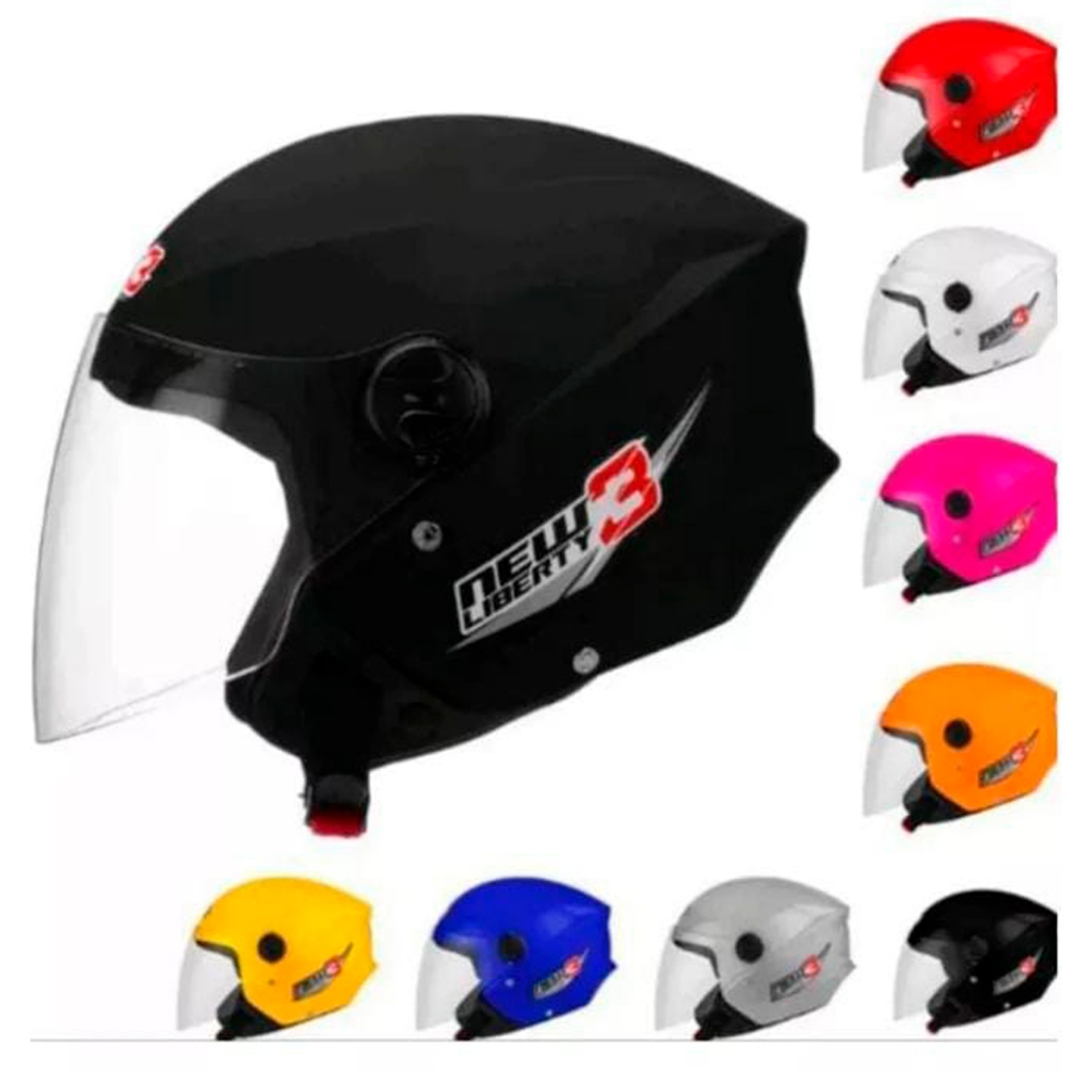 Capacete New Liberty 3 PRO TORK ABERTO MASCULINO E FEMININO SELO DETRAN CONFORTAVEL VISEIRA 2MM em Oferta na Shopee