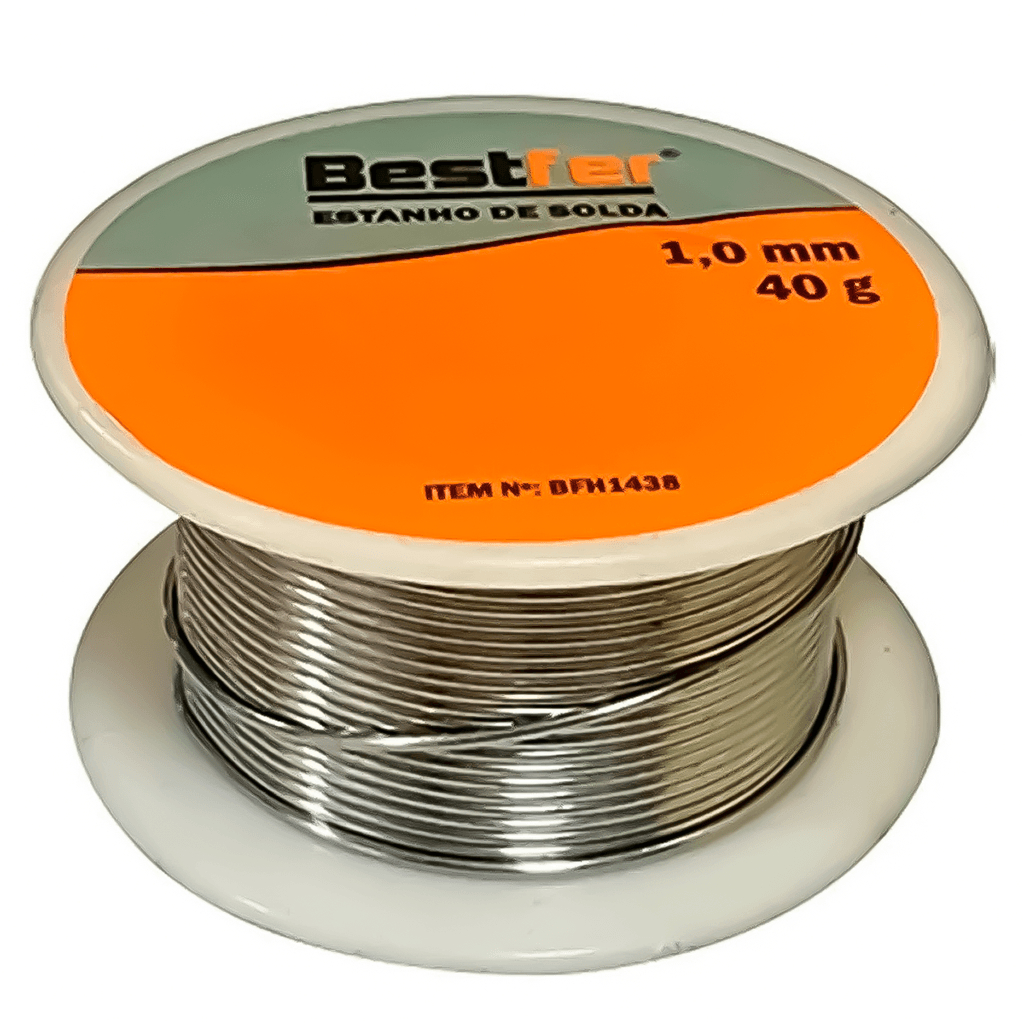 Estanho De Solda 1,0mm Carretel 40g Aparelhos Eletrônicos Manutenção Soldagem em Oferta na Shopee
