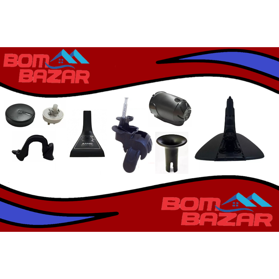 Base Arno + Suporte Articulado + Pino Oscilante do Ventilador + corpo traseiro + Puxador Alavanca + painel frontal + botao de velocidade + interrupitor  para o ventilador Arno Silence Force 40cm Original