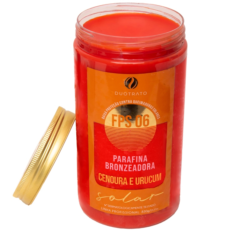 Parafina Cenoura e Urucum 830g Duotrato