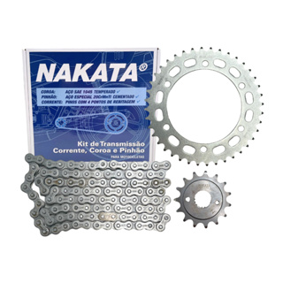 Kit Relação Transmissão Honda Nx 400 Falcon 1999 até 2015 Original Nakata em Oferta na Shopee