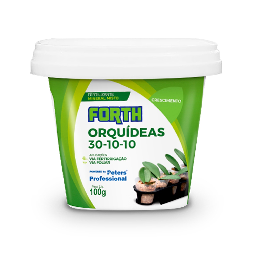 Fertilizante Adubo Forth Orquideas para Orquídeas Crescimento 30-10-10 linha Peters em Oferta na Shopee