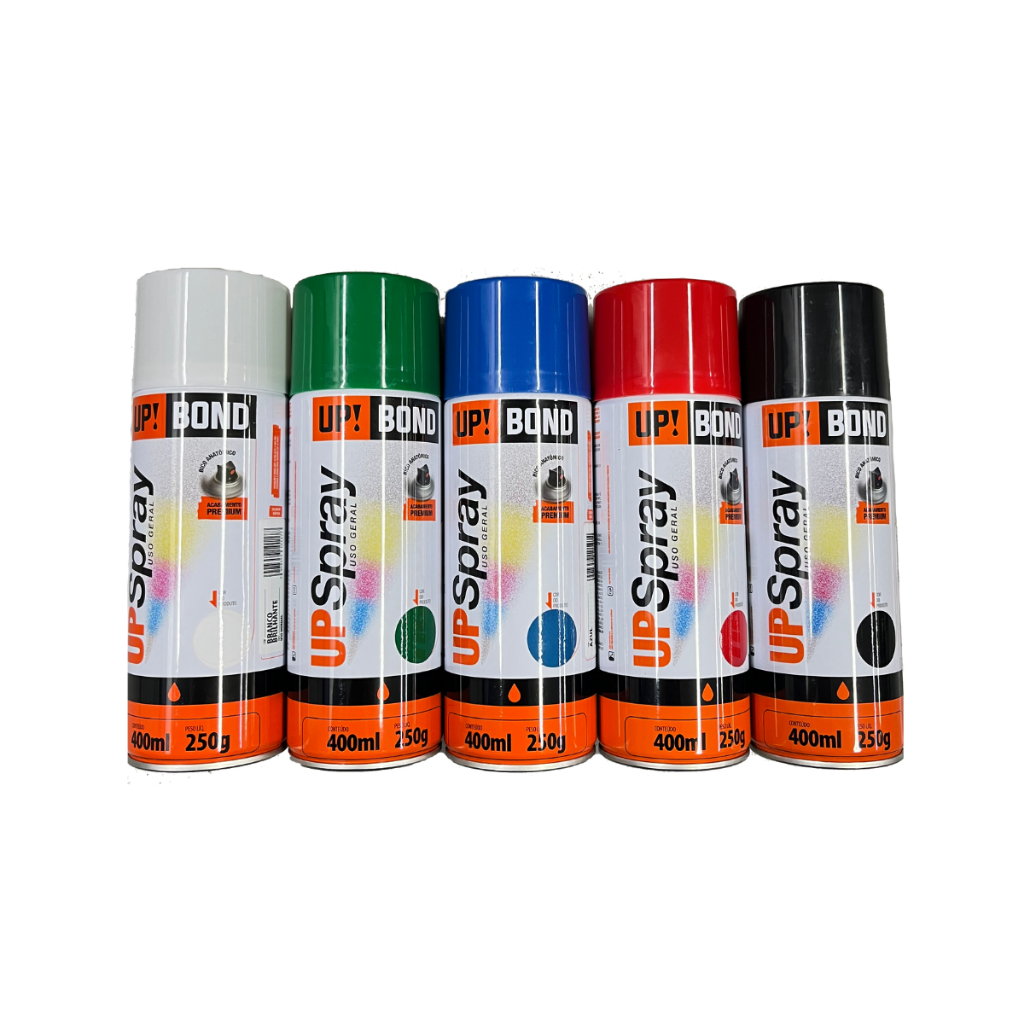 Tinta Spray Cores 400ml Uso Geral E Automotivo Up Bond Unidade