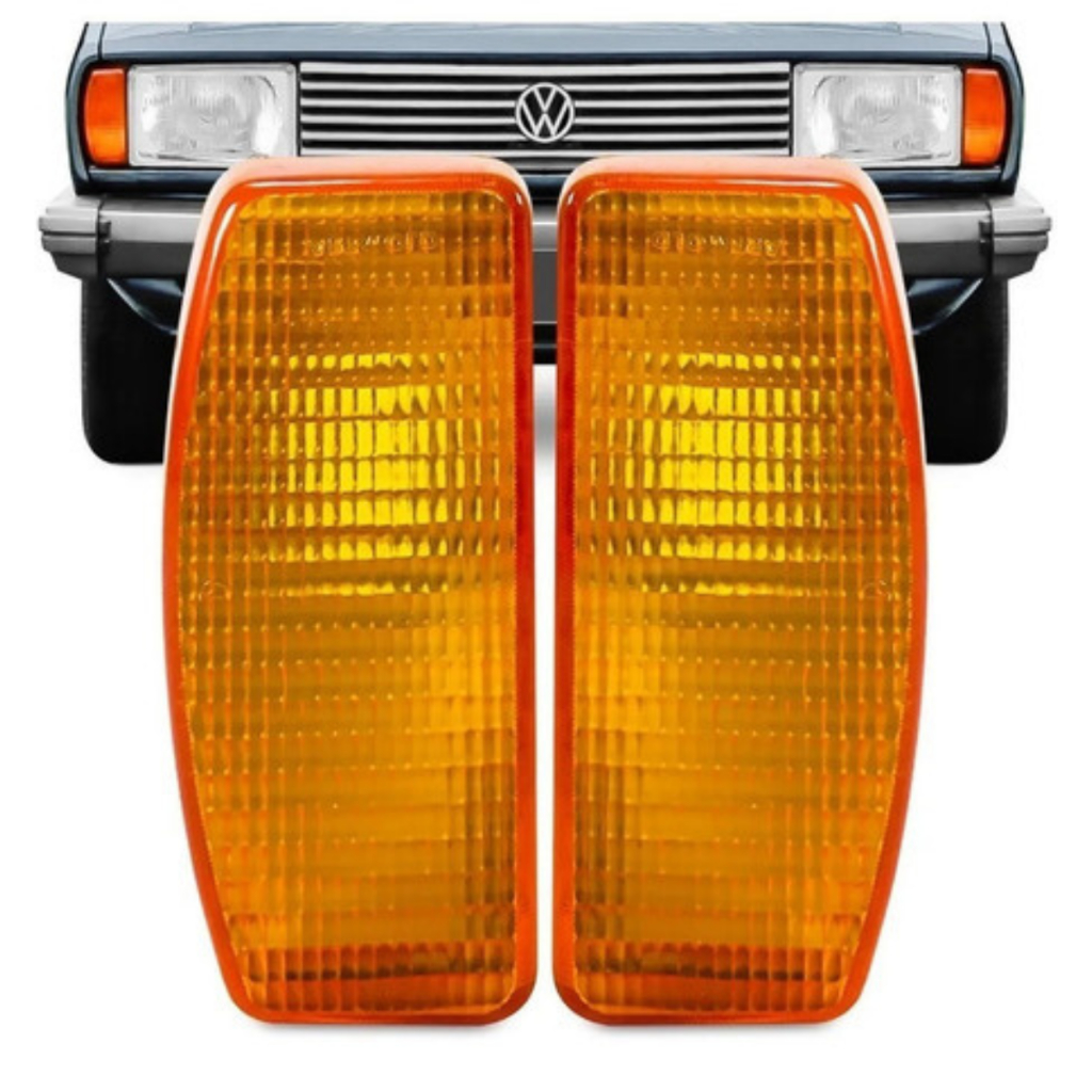 Lanterna/ Pisca Dianteira Gol/ Voy/ Sav/ Par 82/86- Cristal/ Âmbar