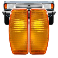 Lanterna/ Pisca Dianteira Gol/ Voy/ Sav/ Par 82/86- Cristal/ Âmbar