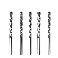 Kit Jogo Brocas Videa 12mm x 120mm 5 Peças Profissional Furo Alvenaria Concretos Resistente