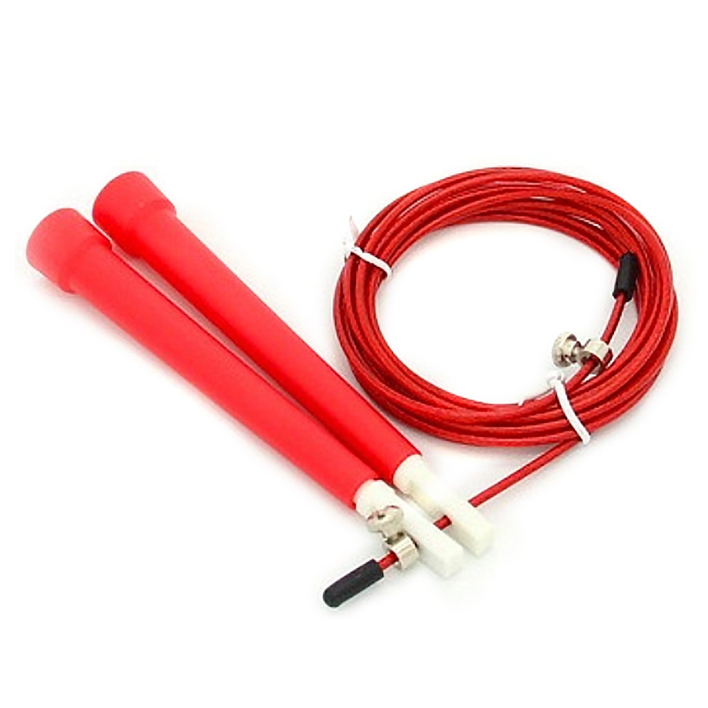 Corda De Pular Speed Rope Rolamento 3m Cabo De Aço e PVC MBFit