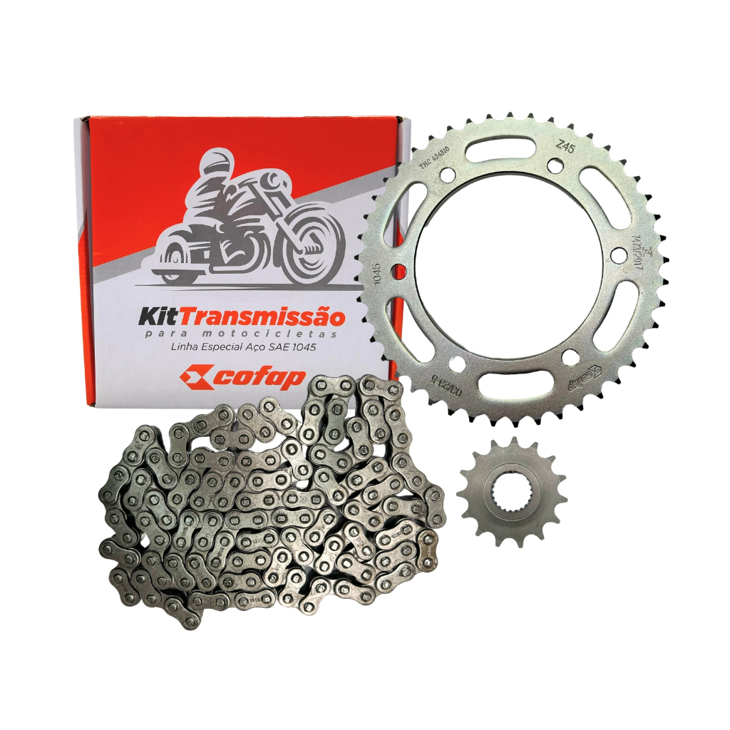 Kit Relação Transmissão Fazer 250 2005 2006 2007 2008 2009 2010 2011 2012 2013 2014 2015 2016 2017 em Oferta na Shopee