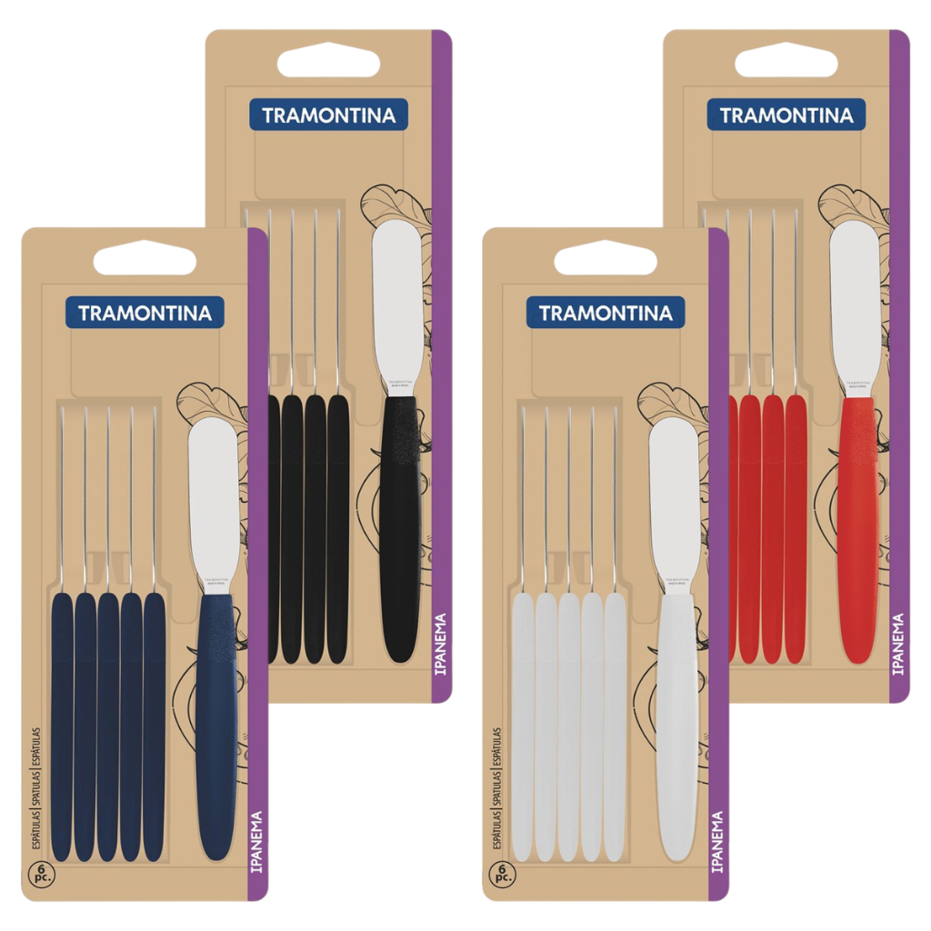 Espátulas Manteiga Tramontina Ipanema  6 Peças em Oferta na Shopee