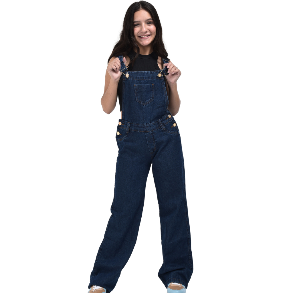 Macacão Jeans Juvenil em Oferta Shopee 2025