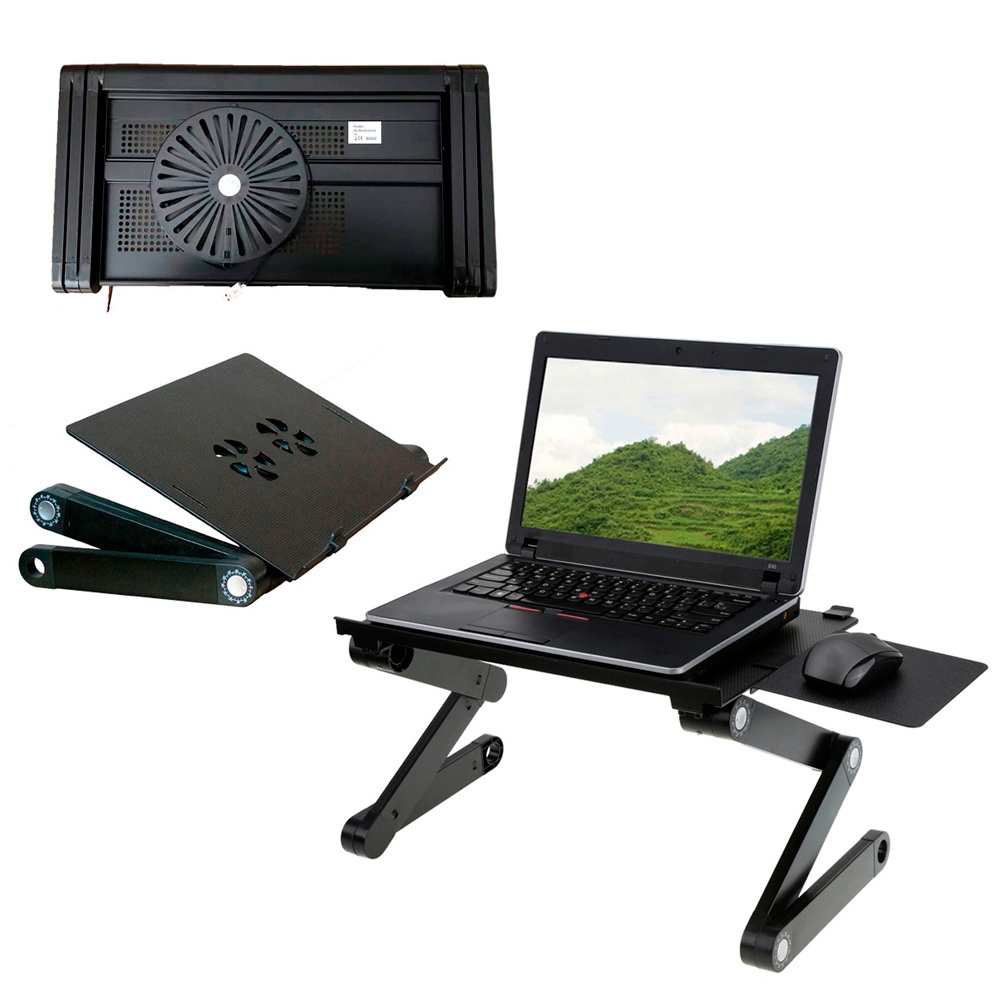 Suporte para laptop notebook articulado mesa ajustável apoio para cama sofá mesa leve e portátil