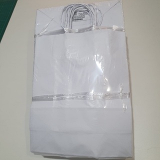 Sacola Papel Branca P/M/G - 50 Unidades - Cromus em Oferta na Shopee