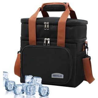 Bolsa Lancheira Térmica Impermeável 2 Divisórias Multifuncional - Envio Imediato!