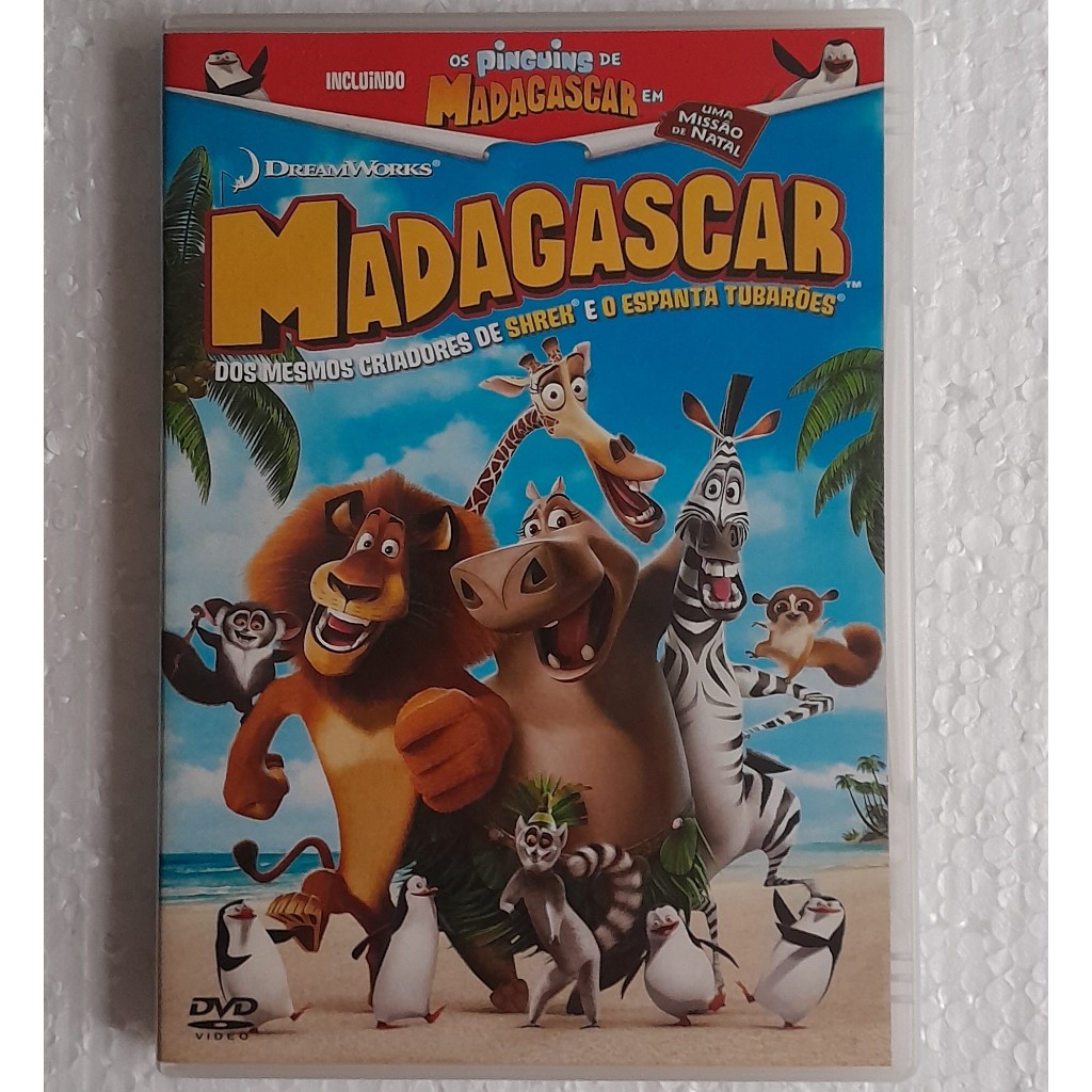 Dvd Madagascar + Uma Missao De Natal ( Original )
