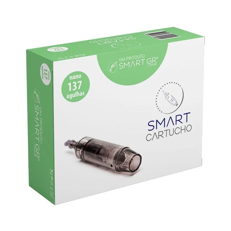 Cartucho Smart Derma Pen Preto 137 cx10 Smart GR