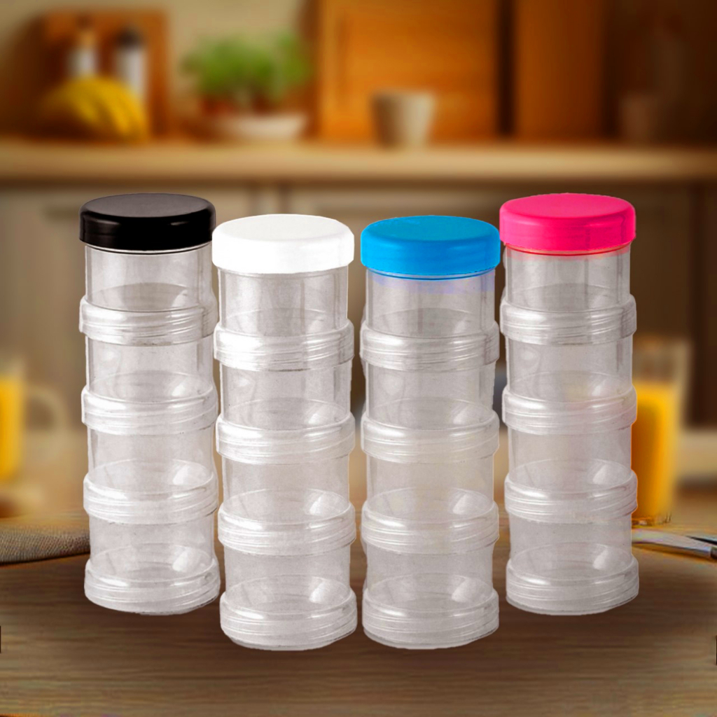 Conjunto organizador 80ml Kit Com 3 Torres jogo de Potes lanche de bolsa porta cereais fitness frutinhas viagem em Oferta na Shopee