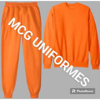 CONJUNTO UNIFORME LARANJA LISO (padrão presidio/penitenciaria)
