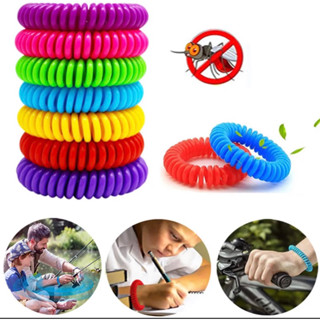 Pulseira Anti Mosquito Repelente EVA para adultos e crianças, Kit com 5, 10 ou 20 pulseiras, natural e não tem óxico, óleo essencial puro, bobina repelente de mosquitos, rejeição de pragas, 5 PCs, 10 PCs, 20PCs