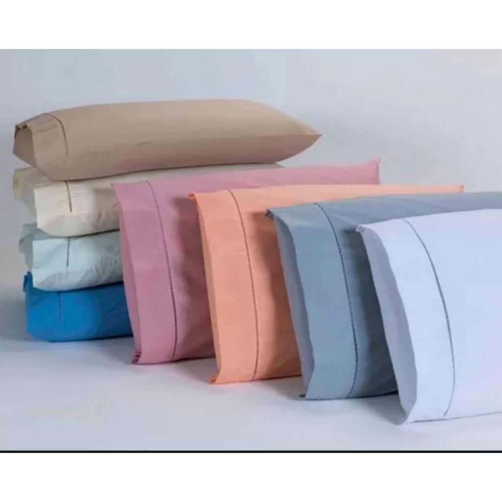 02 Fronha Micropercal Ponto Palito 50x70 Barato Oferta Lindas Cores