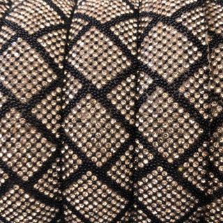 Tira de Strass Meia Cana 17mm em Metro