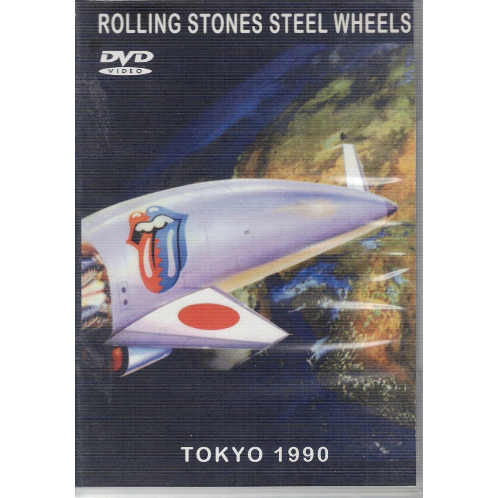 DVD THE ROLLING STONES (Steel Wheels Live at Tokyo Dome)) GLD 1990 importado - impecável