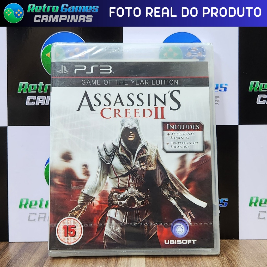 ASSASSINS CREED 2 GOTY EDITION (NOVO LACRADO) - PS3