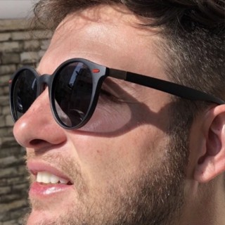 Óculos de Sol Masculino Redondo Modelo Espanha Em Acetato com Lentes UV/400