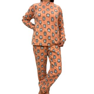 Pijama Adulto Conjunto Soft Confortável e Quentinho Inverno