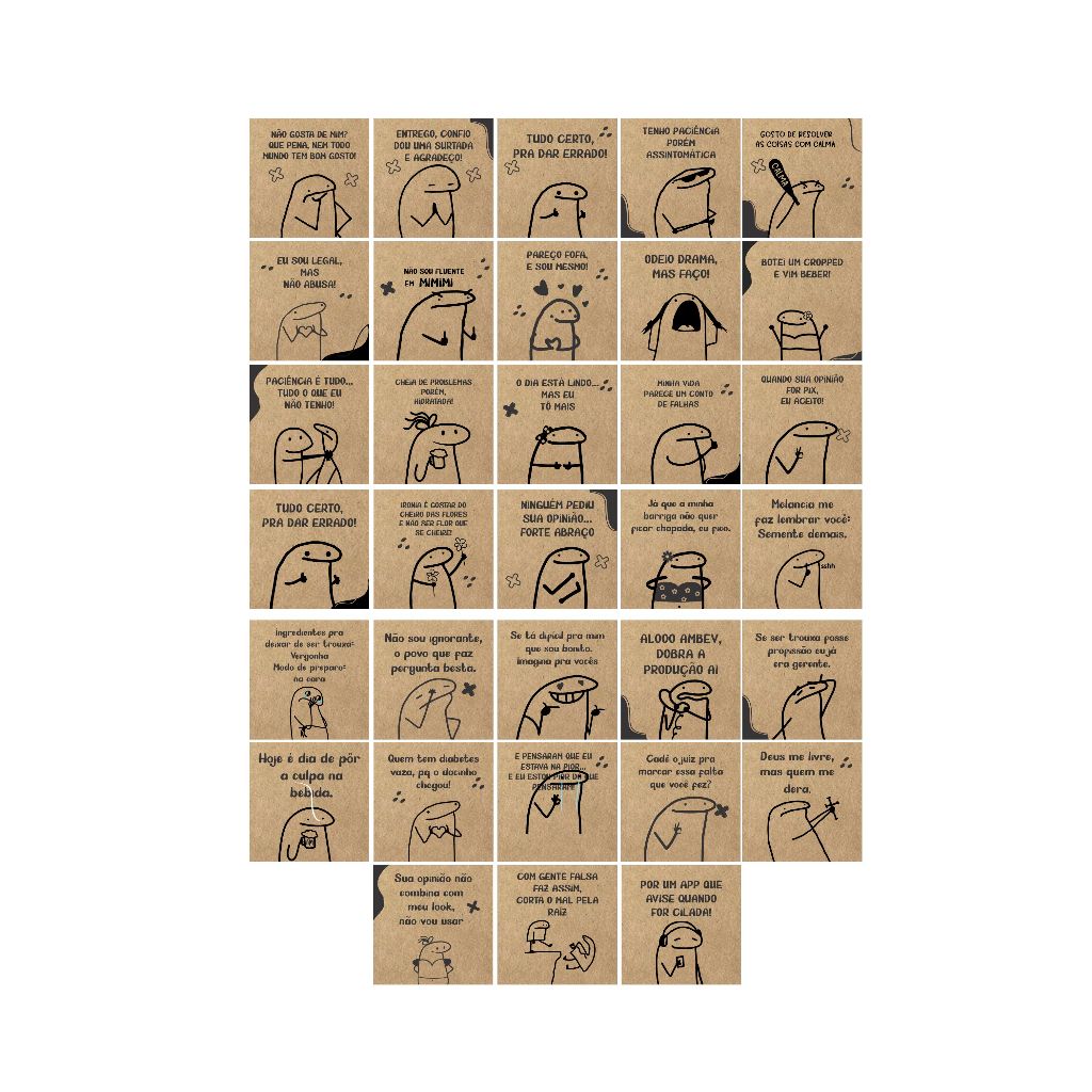 Tags de drink/ Bebidas/ Gin - Mini cartões para drinks - Flork frases divertidas em kraft (100un)