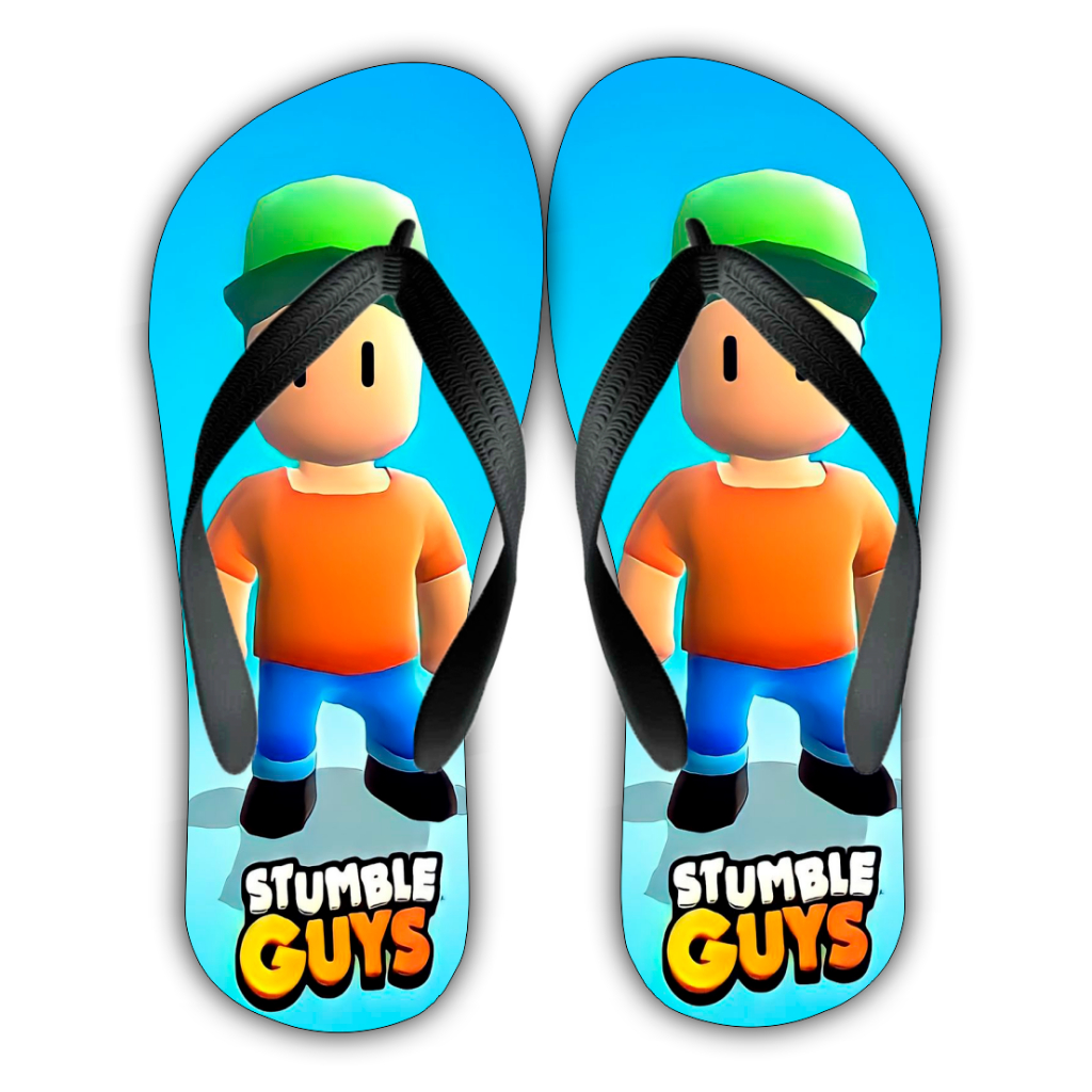 Chinelo Infantil Stumble Guys Game Jogo Celular Envio Super Rápido