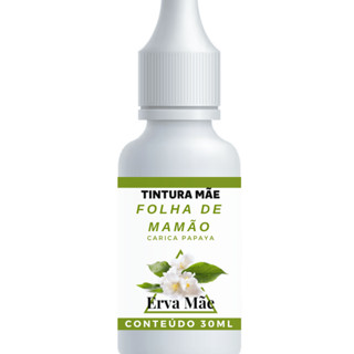 Tintura de Folha de Mamão 30 ml EXTRATO (Tintura Mãe)