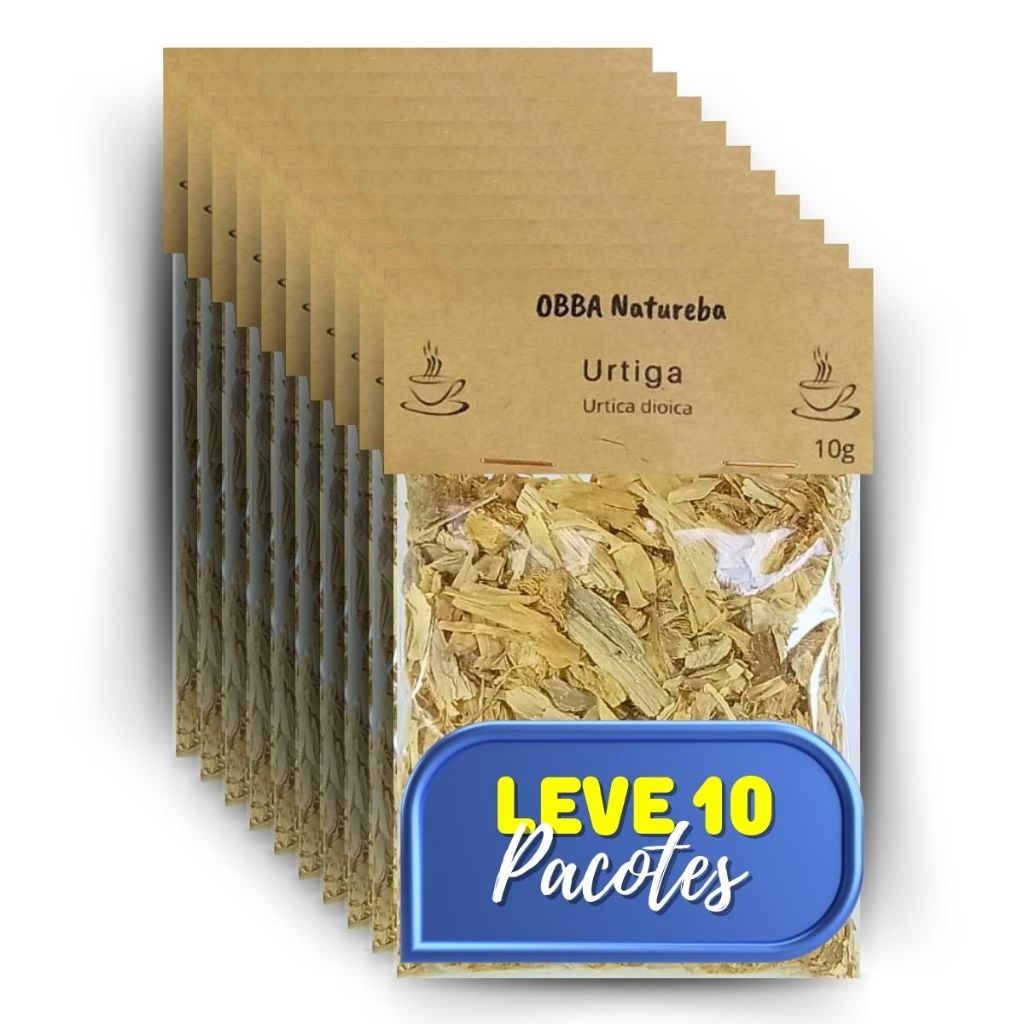 Kit com 10 Chás Urtiga | Autentico Ervas de Alta Qualidade para Cha Envio Imediato