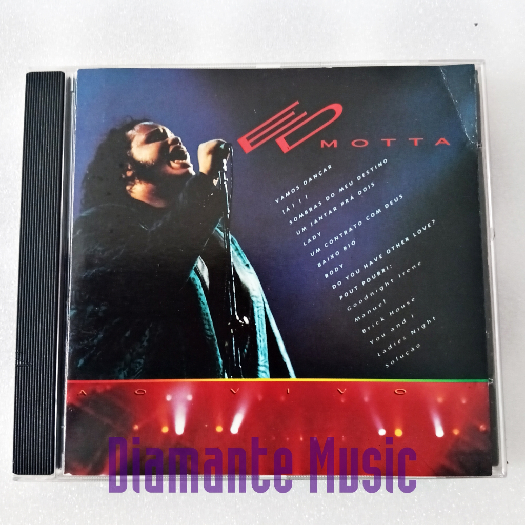 Ed Motta - Ao Vivo - CD EX Ref. 796