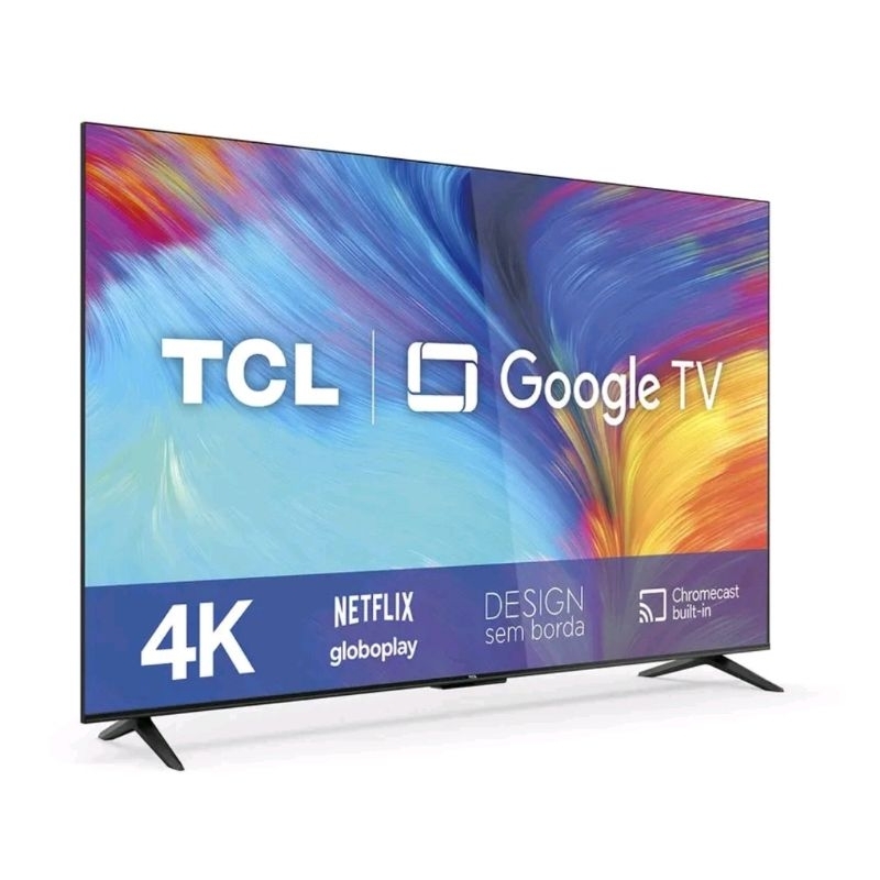 Smart TV 50 4K LED TCL 50P635 VA Wi-Fi Bluetooth HDR Google AssistenteTamanho da tela 50"
