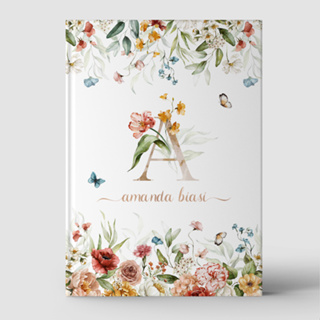 Biblia Sagrada Personalizada com nome e Inicial - Capa Dura Spring Garden Evangélica Ou Católica em Oferta na Shopee